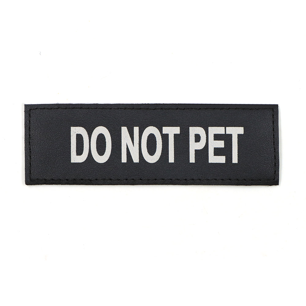 Black Do Not Pet patch