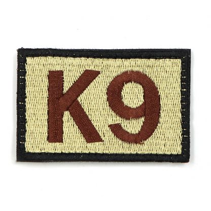Tan K9 patch
