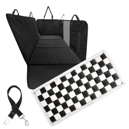 Flat lay of the detachable cushion and car-seat bed