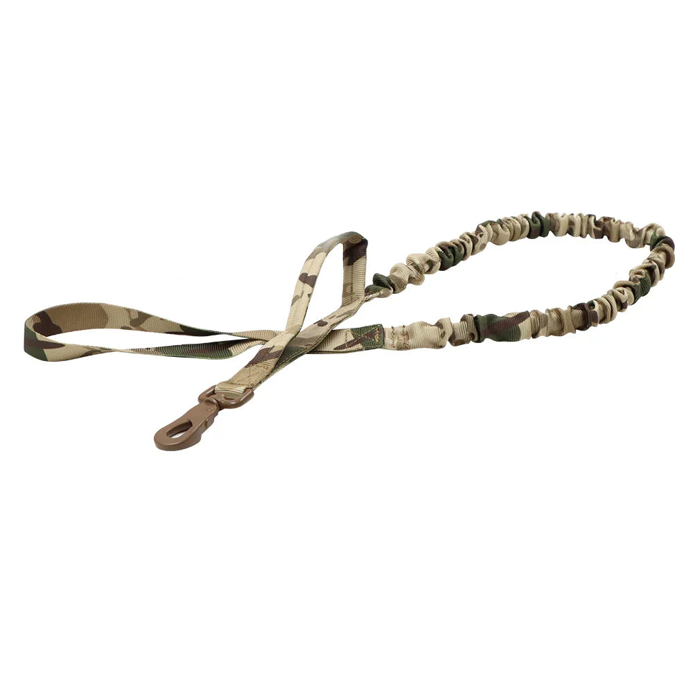 Camouflage tactical bungee leash