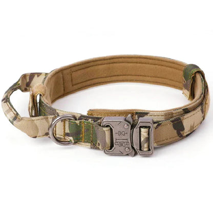 Camouflage tactical dog collar