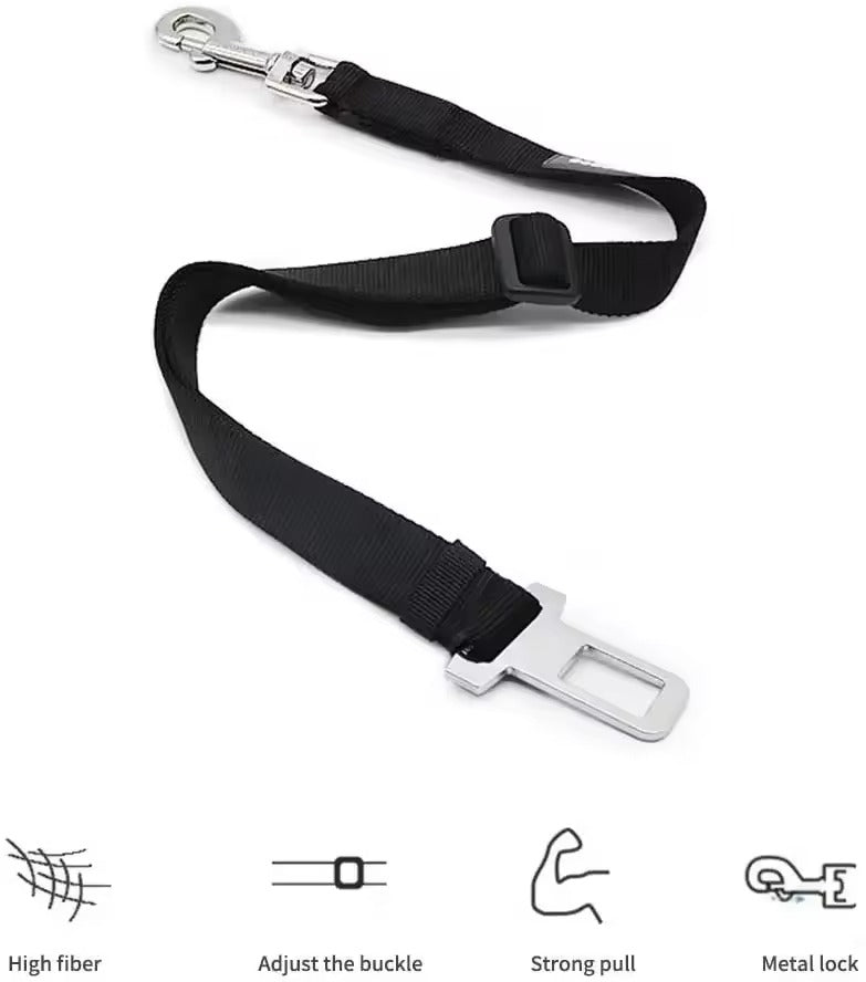 Feature graphic showing the nylon tether, adjustment buckle, and metal hardware