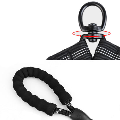 Close-up of the metal swivel clip