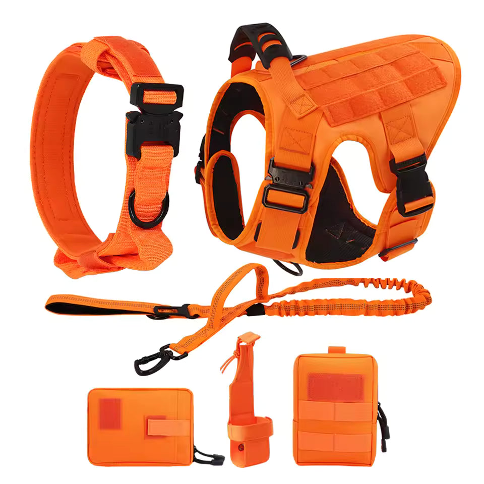 Flat lay of the orange All-In-One Kit